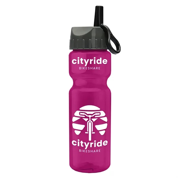 Garyline® Champ Recycled Bottle with Ring-Straw Lid - 28 oz.... from ASI 40480 Koozie Group