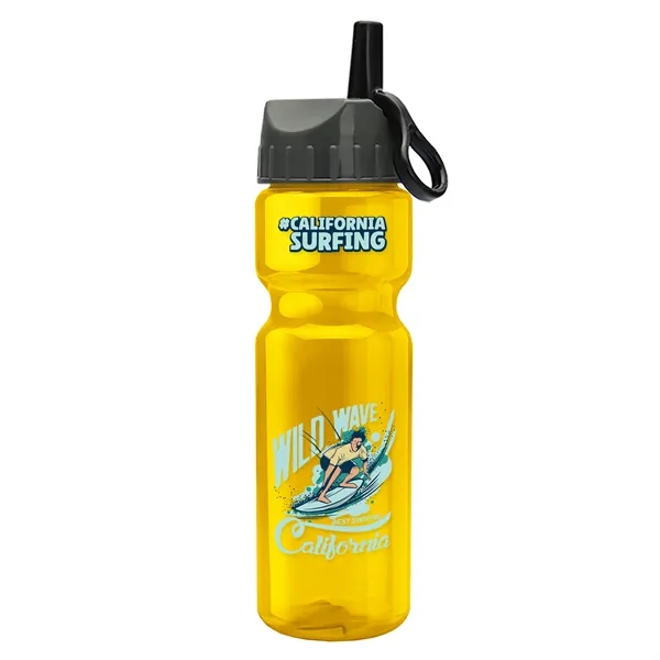 Garyline® Champ Recycled Bottle with Ring-Straw Lid - 28 oz.... from ASI 40480 Koozie Group