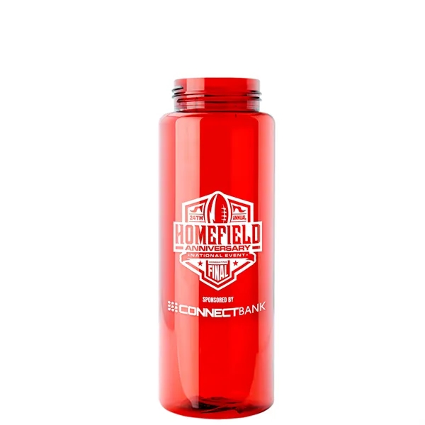Garyline® Slim Fit RPET Bottle with Ring-Straw Lid - 32 oz.... from ASI 40480 Koozie Group