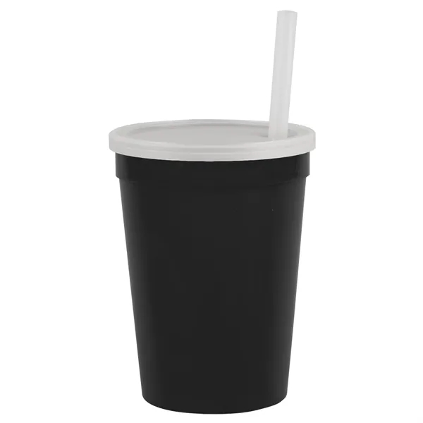 12 oz Cup with Lid & Straw... from ASI 40480 Koozie Group