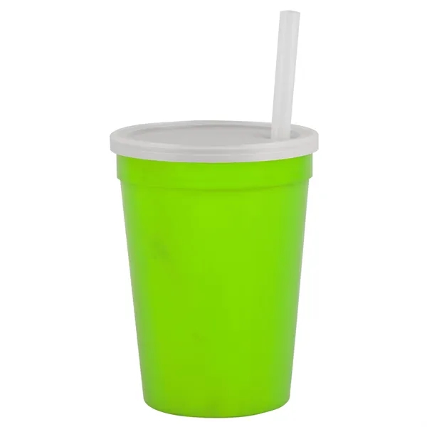 12 oz Cup with Lid & Straw... from ASI 40480 Koozie Group