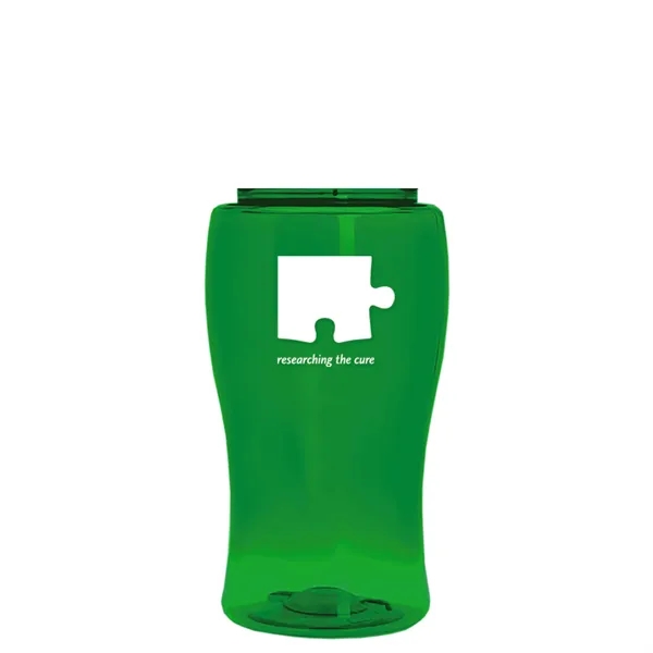 18 oz. Poly-Pure Junior with Flip straw lid.... from ASI 40480 Koozie Group