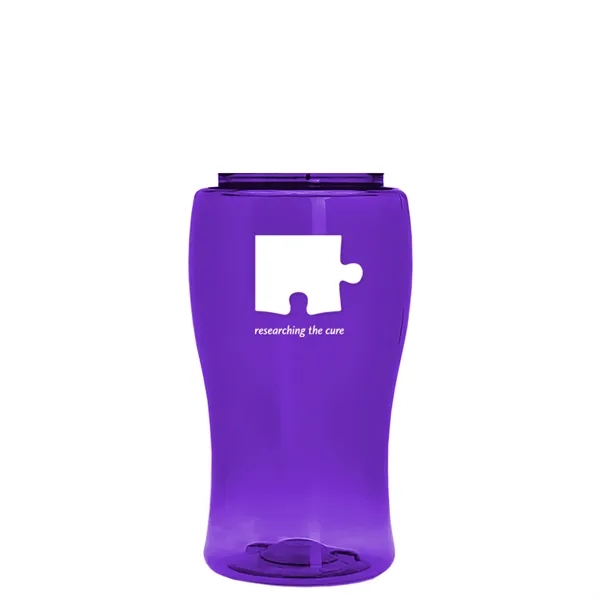 18 oz. Poly-Pure Junior with Flip straw lid.... from ASI 40480 Koozie Group