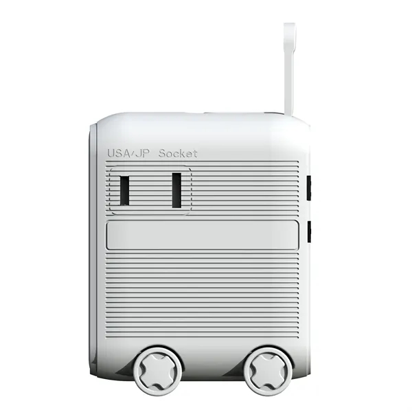 World travel adapter with USB-C fast charging and multi-country plug support.... from ASI 62124 iClick, Inc.