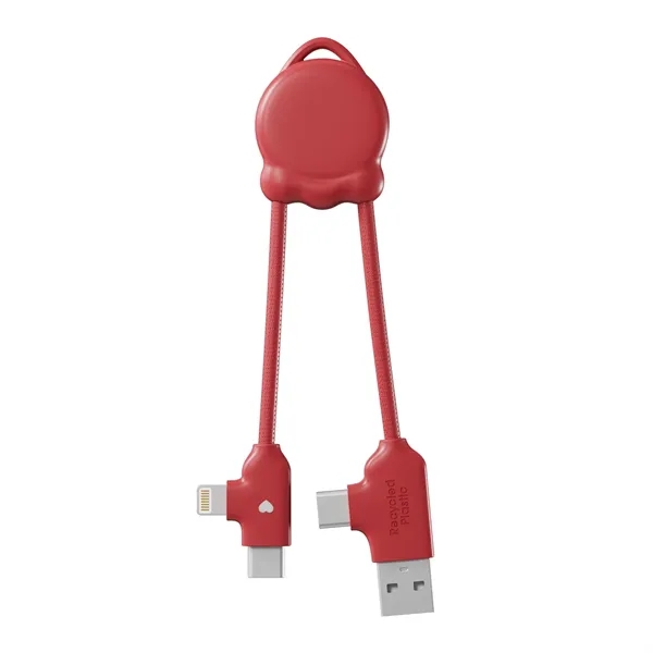 Mini universal charging cable with USB-A/USB-C inputs and USB-C/Lightning outputs.... from ASI 62124 iClick, Inc.