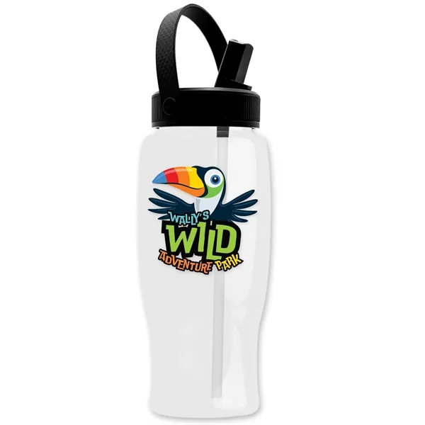 Garyline® Poly+ Bottle with Flip-Straw, Swivel-Handle Lid...... from ASI 40480 Koozie Group