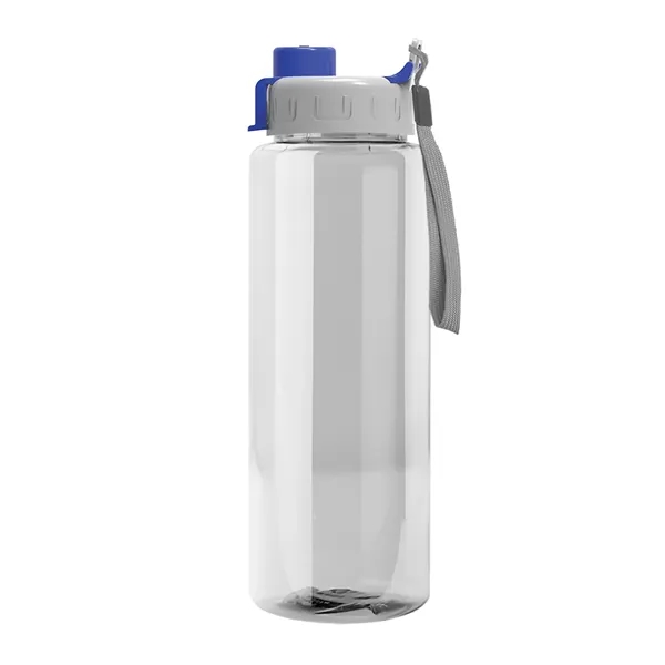 32 oz Transparent Sports Bottles with Quick Snap Drink-thru Lid... from ASI 40480 Koozie Group