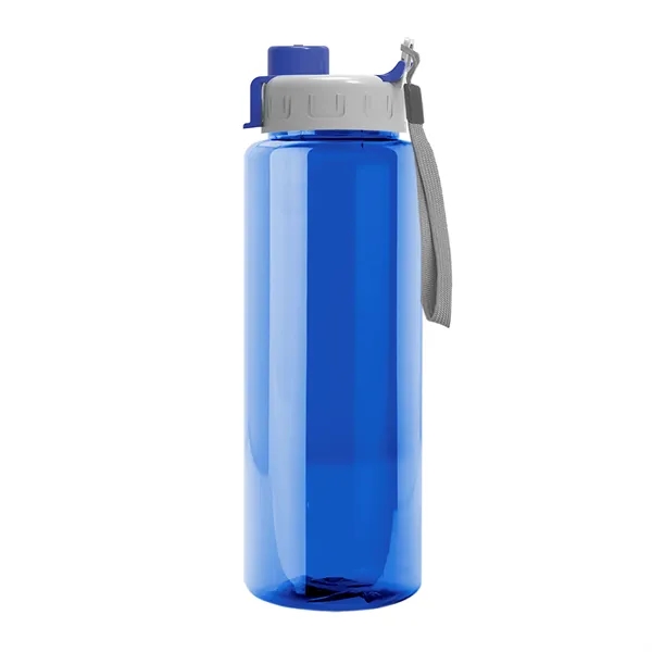 32 oz Transparent Sports Bottles with Quick Snap Drink-thru Lid... from ASI 40480 Koozie Group