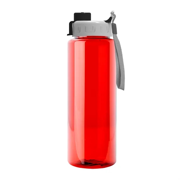32 oz Transparent Sports Bottles with Quick Snap Drink-thru Lid... from ASI 40480 Koozie Group