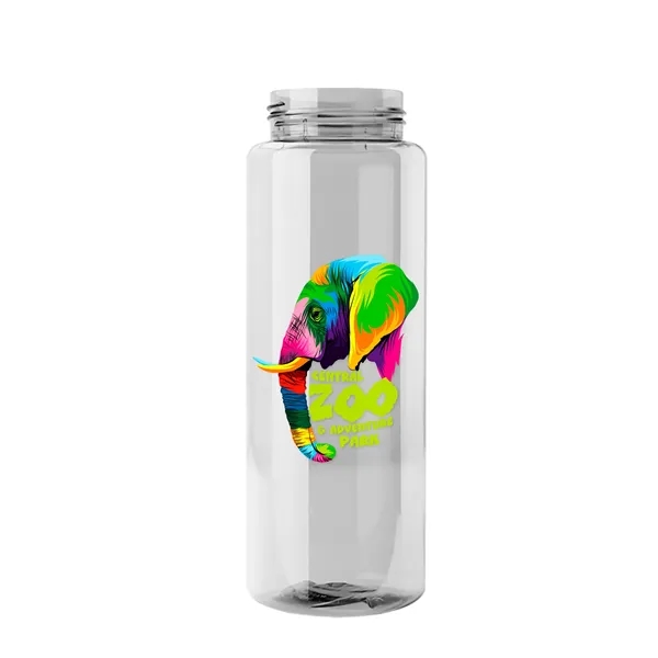 32 oz Transparent Sports Bottles with Quick Snap Drink-thru Lid... from ASI 40480 Koozie Group