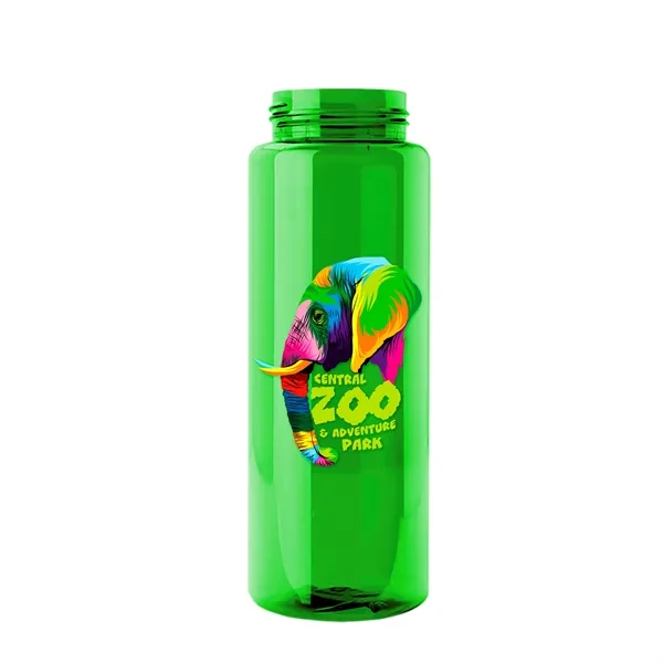32 oz Transparent Sports Bottles with Quick Snap Drink-thru Lid... from ASI 40480 Koozie Group