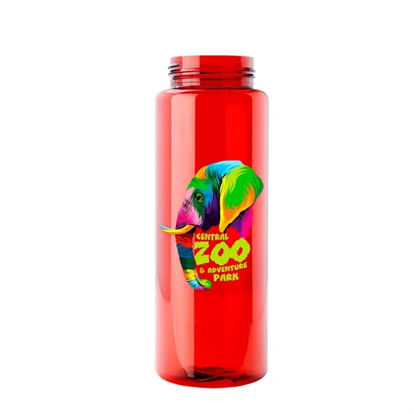 32 oz Transparent Sports Bottles with Quick Snap Drink-thru Lid... from ASI 40480 Koozie Group