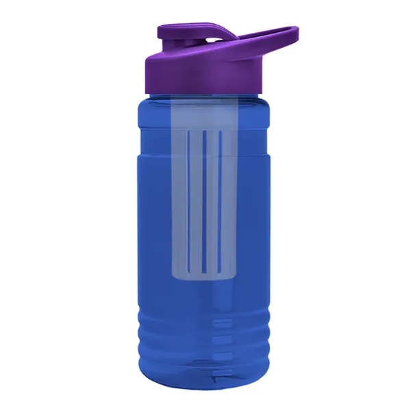 20 OZ. Transparent Bottle with Drink Thru Lid and Infuser... from ASI 40480 Koozie Group
