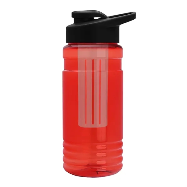 20 OZ. Transparent Bottle with Drink Thru Lid and Infuser... from ASI 40480 Koozie Group