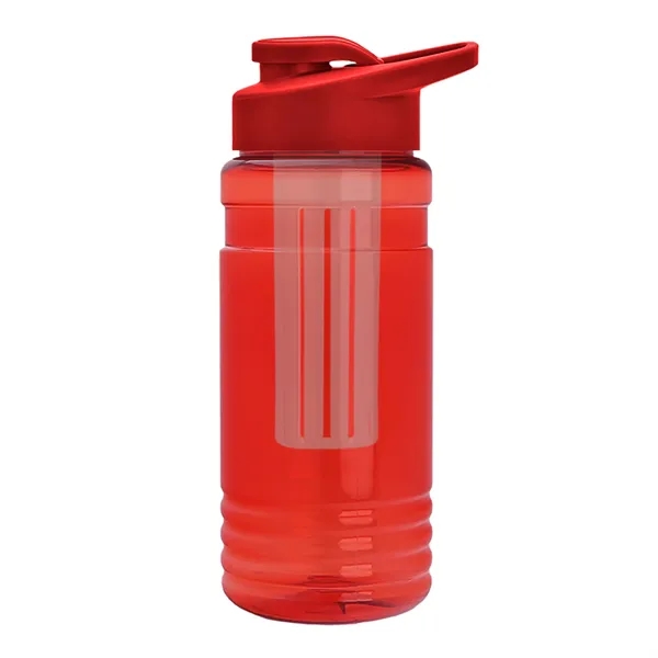20 OZ. Transparent Bottle with Drink Thru Lid and Infuser... from ASI 40480 Koozie Group