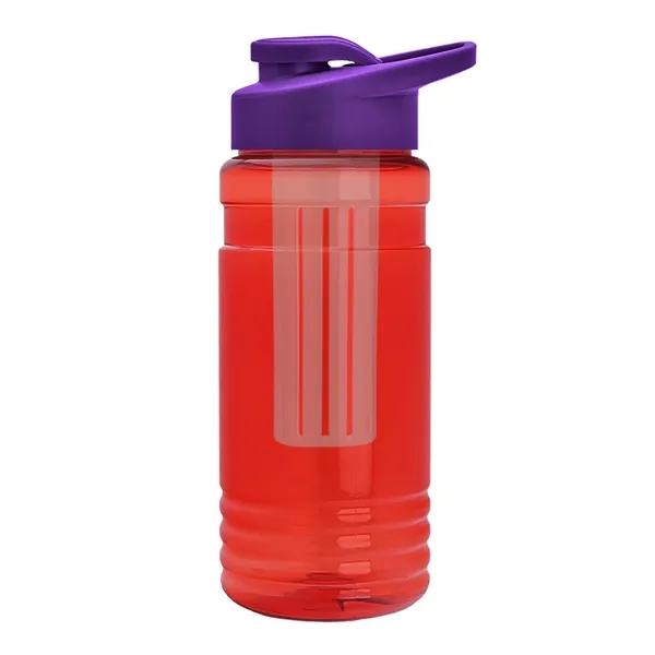 20 OZ. Transparent Bottle with Drink Thru Lid and Infuser... from ASI 40480 Koozie Group