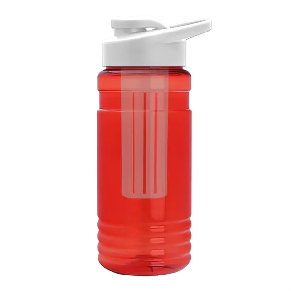 20 OZ. Transparent Bottle with Drink Thru Lid and Infuser... from ASI 40480 Koozie Group