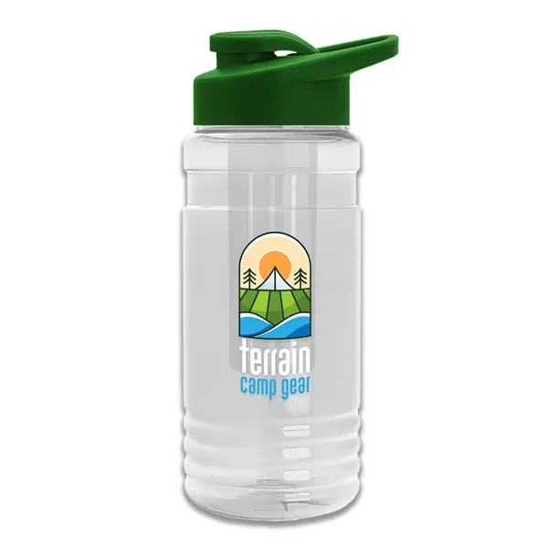 20 OZ. Transparent Bottle with Drink Thru Lid and Infuser... from ASI 40480 Koozie Group