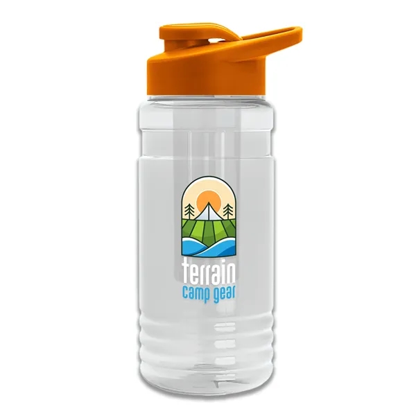 20 OZ. Transparent Bottle with Drink Thru Lid and Infuser... from ASI 40480 Koozie Group