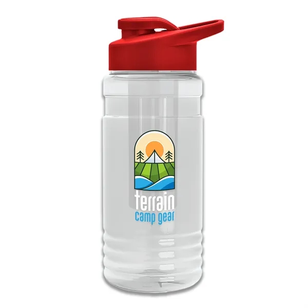 20 OZ. Transparent Bottle with Drink Thru Lid and Infuser... from ASI 40480 Koozie Group