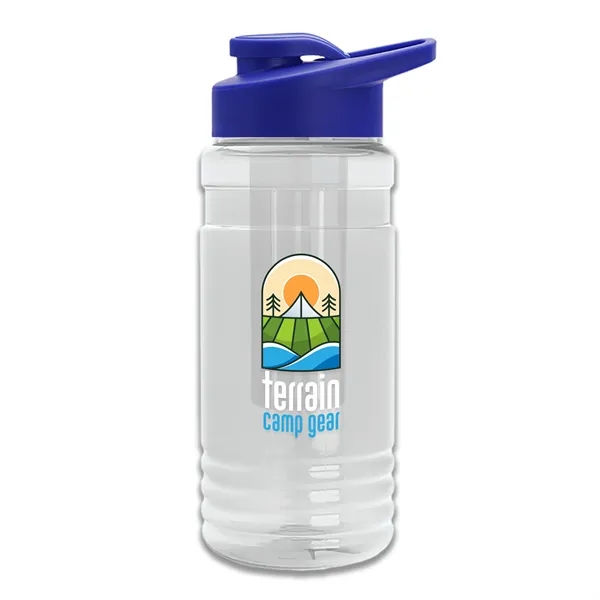 20 OZ. Transparent Bottle with Drink Thru Lid and Infuser... from ASI 40480 Koozie Group