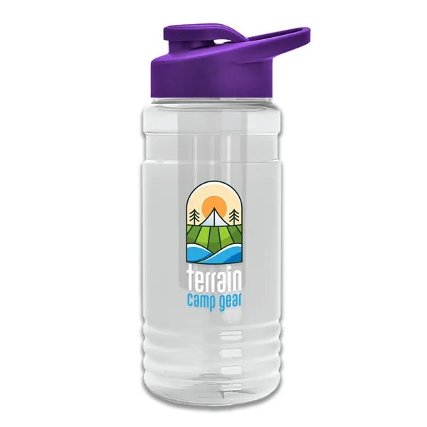 20 OZ. Transparent Bottle with Drink Thru Lid and Infuser... from ASI 40480 Koozie Group