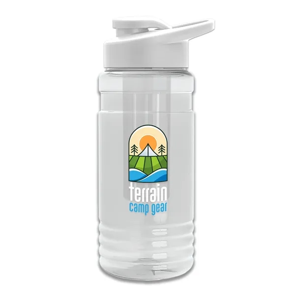 20 OZ. Transparent Bottle with Drink Thru Lid and Infuser... from ASI 40480 Koozie Group