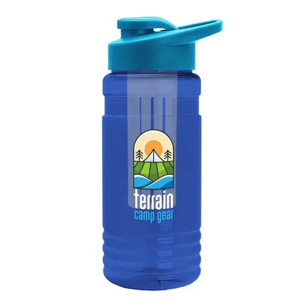 20 OZ. Transparent Bottle with Drink Thru Lid and Infuser... from ASI 40480 Koozie Group