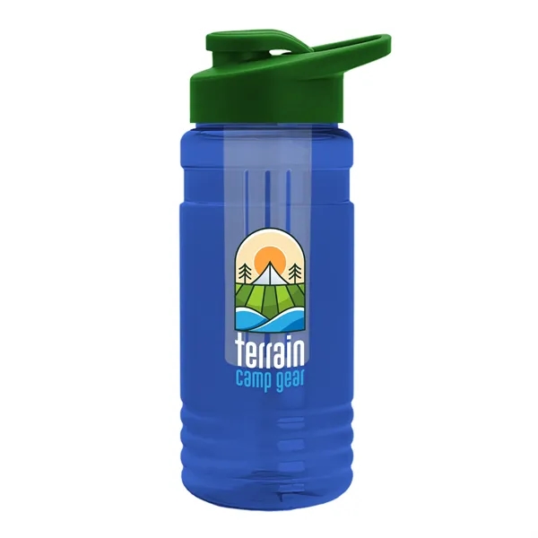 20 OZ. Transparent Bottle with Drink Thru Lid and Infuser... from ASI 40480 Koozie Group