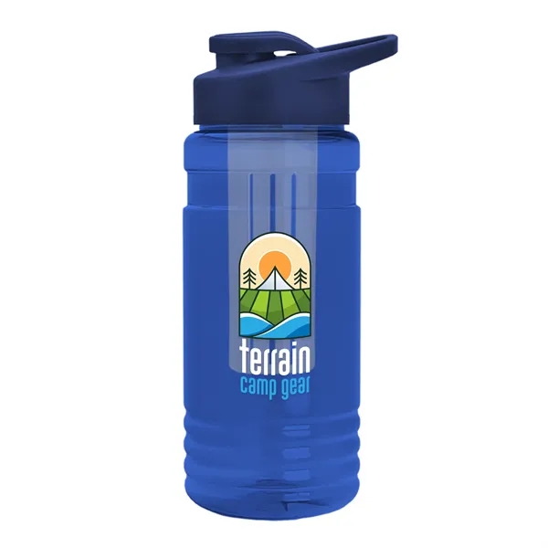 20 OZ. Transparent Bottle with Drink Thru Lid and Infuser... from ASI 40480 Koozie Group