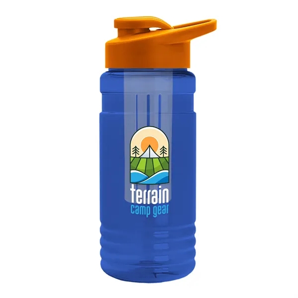 20 OZ. Transparent Bottle with Drink Thru Lid and Infuser... from ASI 40480 Koozie Group