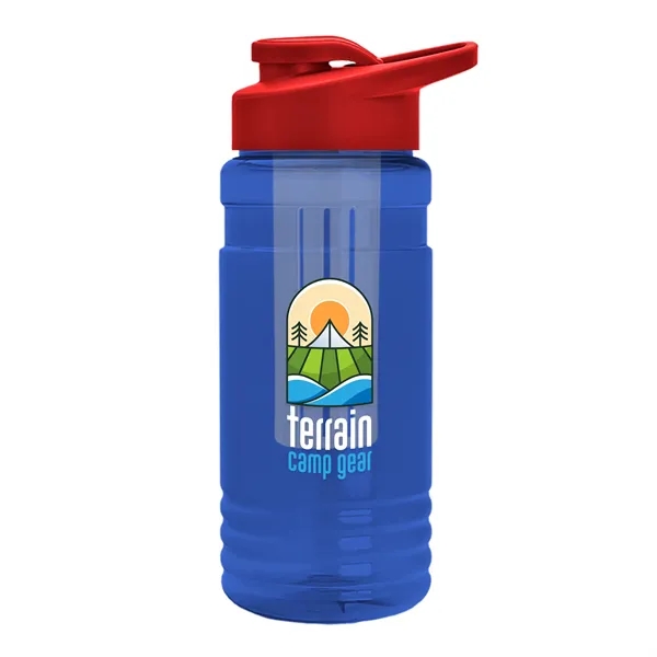 20 OZ. Transparent Bottle with Drink Thru Lid and Infuser... from ASI 40480 Koozie Group