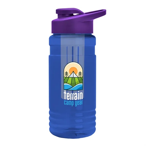 20 OZ. Transparent Bottle with Drink Thru Lid and Infuser... from ASI 40480 Koozie Group