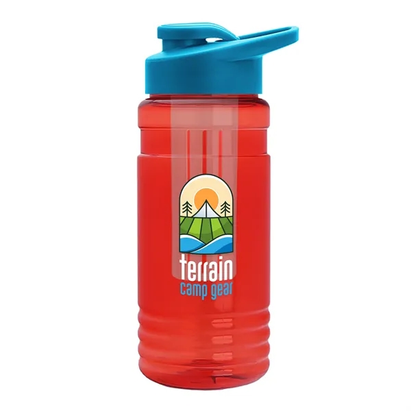 20 OZ. Transparent Bottle with Drink Thru Lid and Infuser... from ASI 40480 Koozie Group