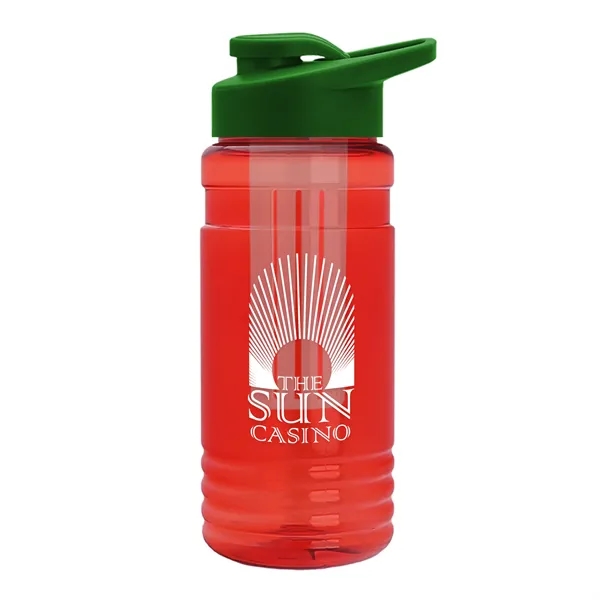 20 OZ. Transparent Bottle with Drink Thru Lid and Infuser... from ASI 40480 Koozie Group