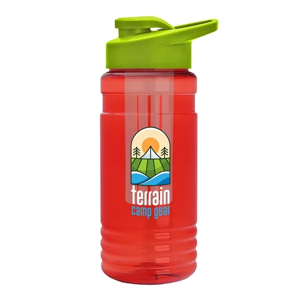 20 OZ. Transparent Bottle with Drink Thru Lid and Infuser... from ASI 40480 Koozie Group