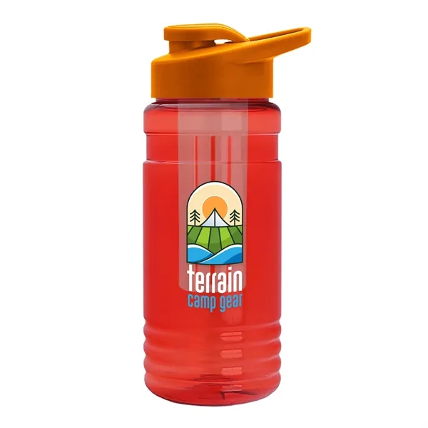 20 OZ. Transparent Bottle with Drink Thru Lid and Infuser... from ASI 40480 Koozie Group