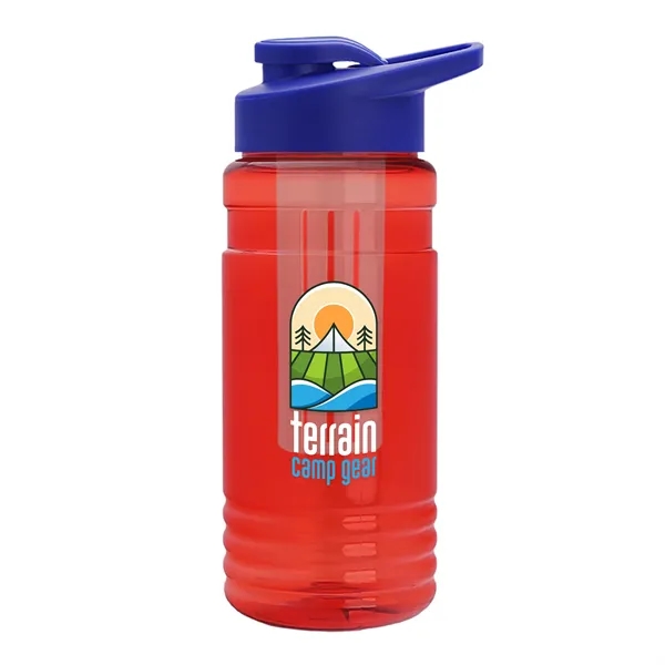 20 OZ. Transparent Bottle with Drink Thru Lid and Infuser... from ASI 40480 Koozie Group