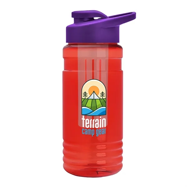 20 OZ. Transparent Bottle with Drink Thru Lid and Infuser... from ASI 40480 Koozie Group