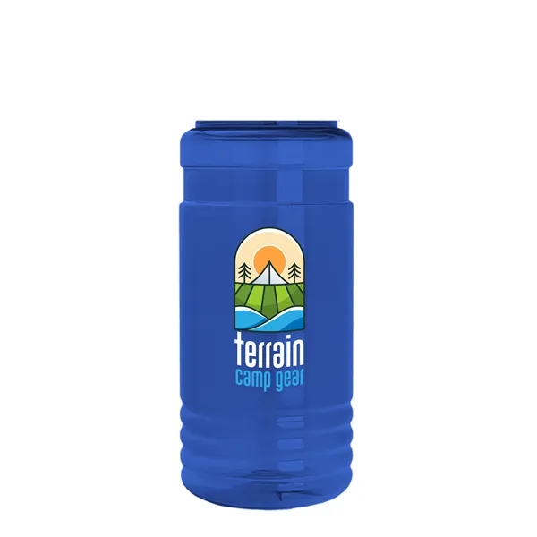 20 OZ. Transparent Bottle with Drink Thru Lid and Infuser... from ASI 40480 Koozie Group