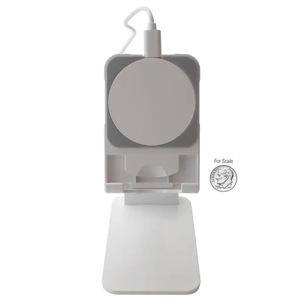 15 Watts. Made with 48% verified-recycled content. Adjustable, collapsible phone stand.... from ASI 62124 iClick, Inc.