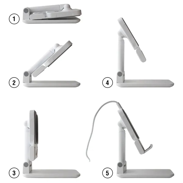 15 Watts. Made with 48% verified-recycled content. Adjustable, collapsible phone stand.... from ASI 62124 iClick, Inc.