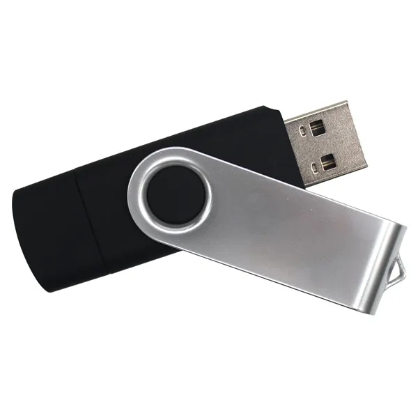 Classic swivel USB.  2.0 speed. Type A & C... from ASI 62124 iClick, Inc.