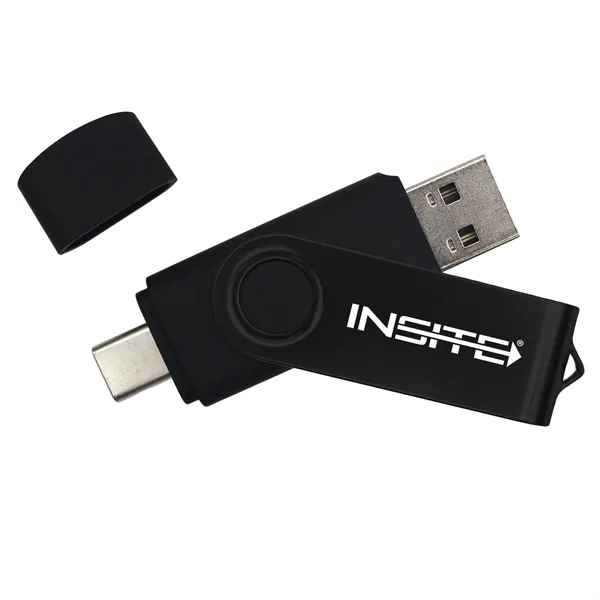 Classic swivel USB.  2.0 speed. Type A & C... from ASI 62124 iClick, Inc.