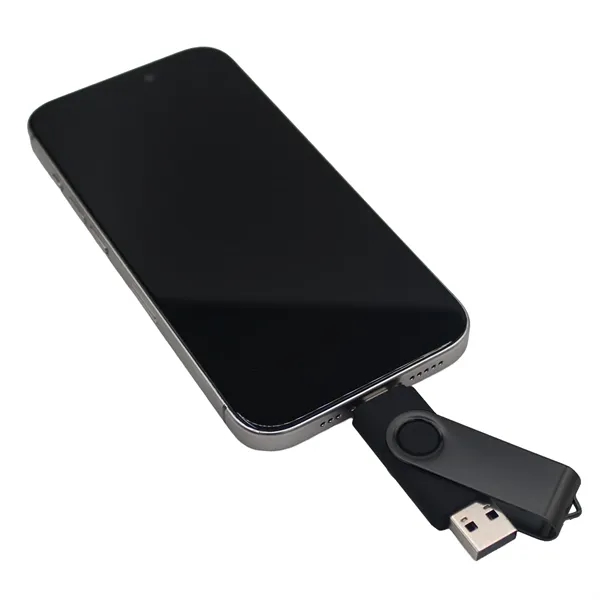 Classic swivel USB.  2.0 speed. Type A & C... from ASI 62124 iClick, Inc.