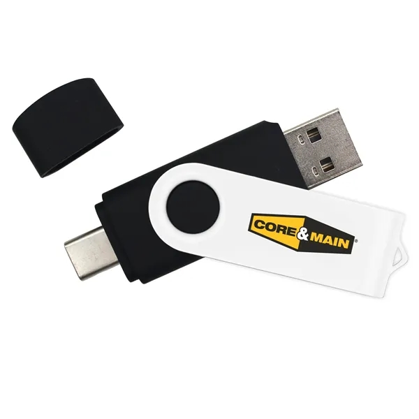 Classic swivel USB.  2.0 speed. Type A & C... from ASI 62124 iClick, Inc.