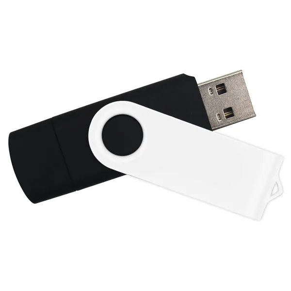 Classic swivel USB.  2.0 speed. Type A & C... from ASI 62124 iClick, Inc.