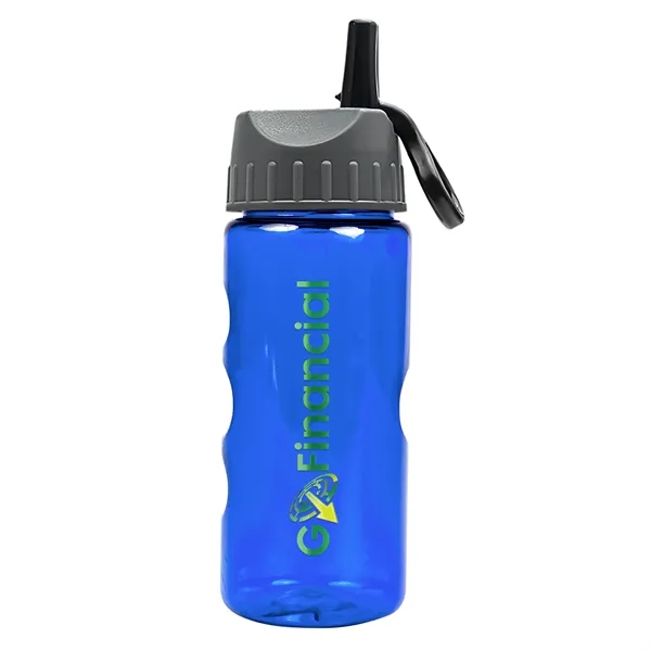 22 oz Mini Mountain Bottle w/ Flip Straw Lid... from ASI 40480 Koozie Group