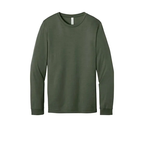 BELLA+CANVAS Unisex Heather CVC Long Sleeve Tee... from ASI 84863 SanMar