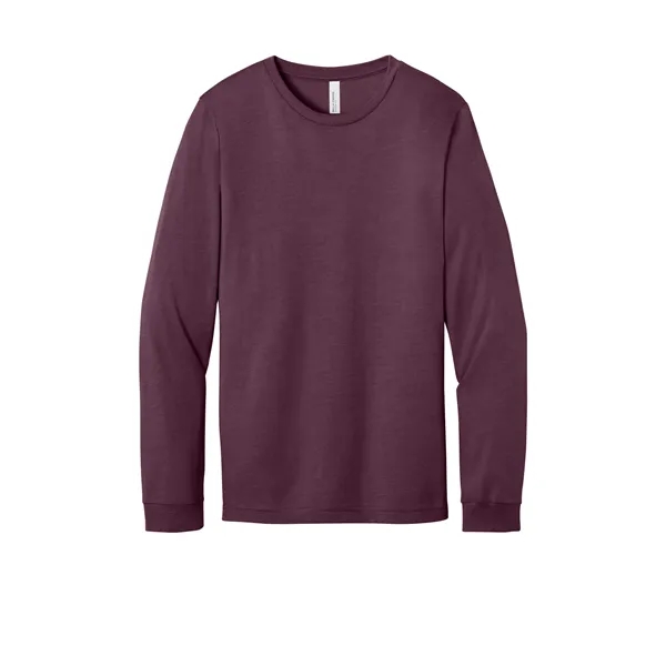 BELLA+CANVAS Unisex Heather CVC Long Sleeve Tee... from ASI 84863 SanMar